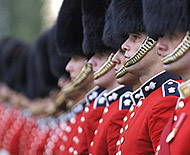 Cérémonie du Coucher du Soleil - Canadian Grenadier Guards à Montréal - photographe Denis Beaumont