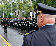 Défilé militaire lors des célébrations du centenaire de la ville de Hampstead - photographe Denis Beaumont